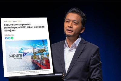Syahir. (Laporan Sinar Harian berhubung Sapura Energy memperoleh pembiayaan RM1.1 bilion daripada kerajaan)