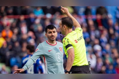 Correa ketika perlawanan La Liga, Atletico menentang Getafe. Foto Agensi