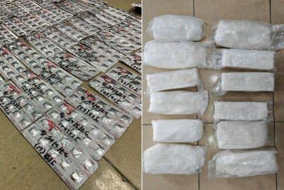 Jabatan Kastam Diraja Malaysia merampas pelbagai jenis dadah seberat 33.588 kilogram bernilai RM4,124,173 dalam tiga kes berasingan baru-baru ini.