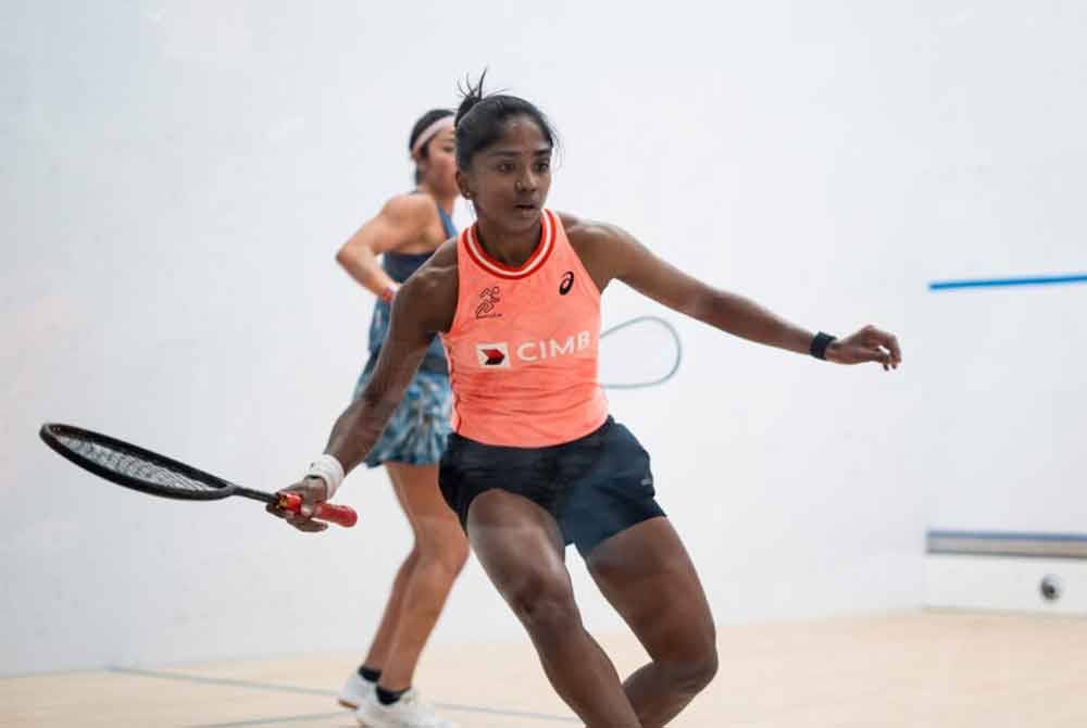 Sivasangari memberikan tentangan sengit ketika bertemu pemain Mesir Rowan Elaraby yang juga pilihan keempat