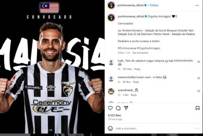 Portimonense memuat naik gambar Hevel di media sosial dengan kapsyen 'convocado' yang bermaksud 'dipanggil' serta meletakkan bendera Malaysia pada hantaran tersebut.