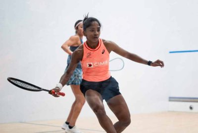 Sivasangari memberikan tentangan sengit ketika bertemu pemain Mesir Rowan Elaraby yang juga pilihan keempat