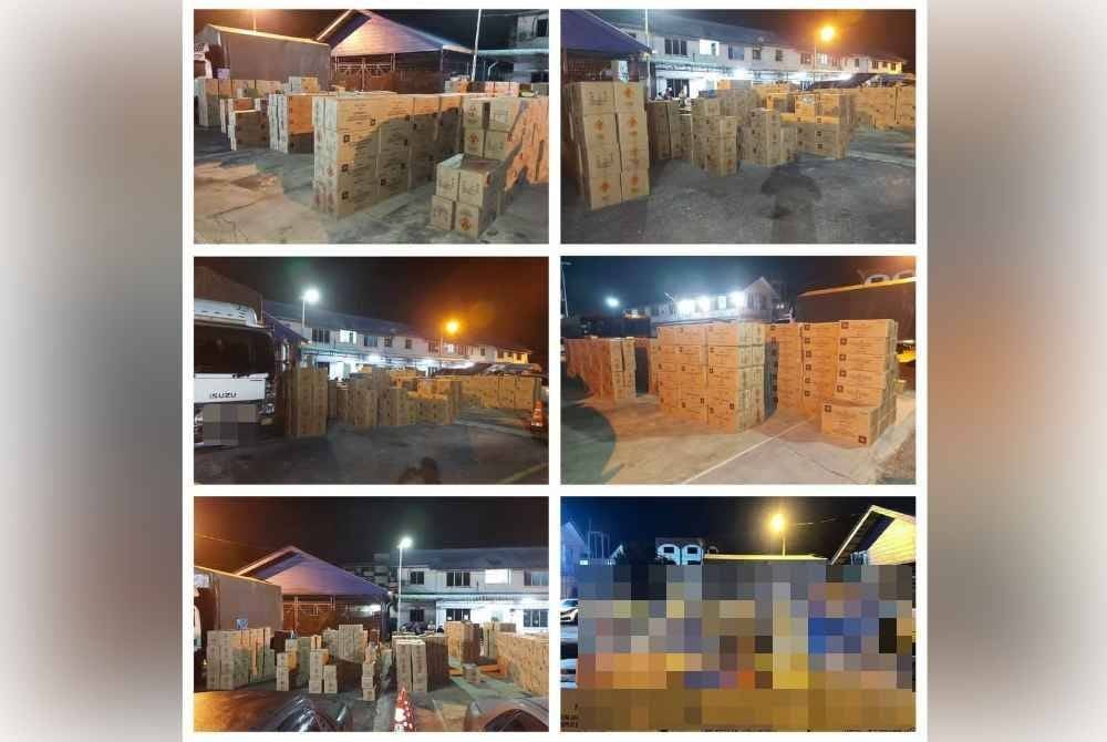 Mercun dan bunga api bernilai RM1.22 juta dirampas selepas PGA menyerbu sebuah premis dijadikan stor transit di Kampung Bunohan, Tumpat pada Jumaat.