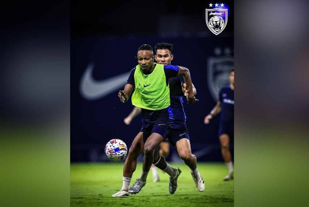 Pemain JDT menjalani latih menjelang aksi berdepan Penang FC pada Ahad. - Foto: FB Johor Southern Tigers
