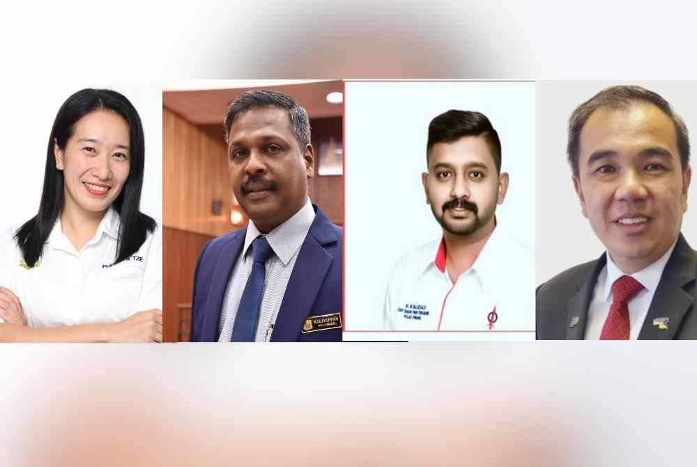 Gambar dari kiri: Syn Tze, Kaliyappan, Kalidas, Lip Chee