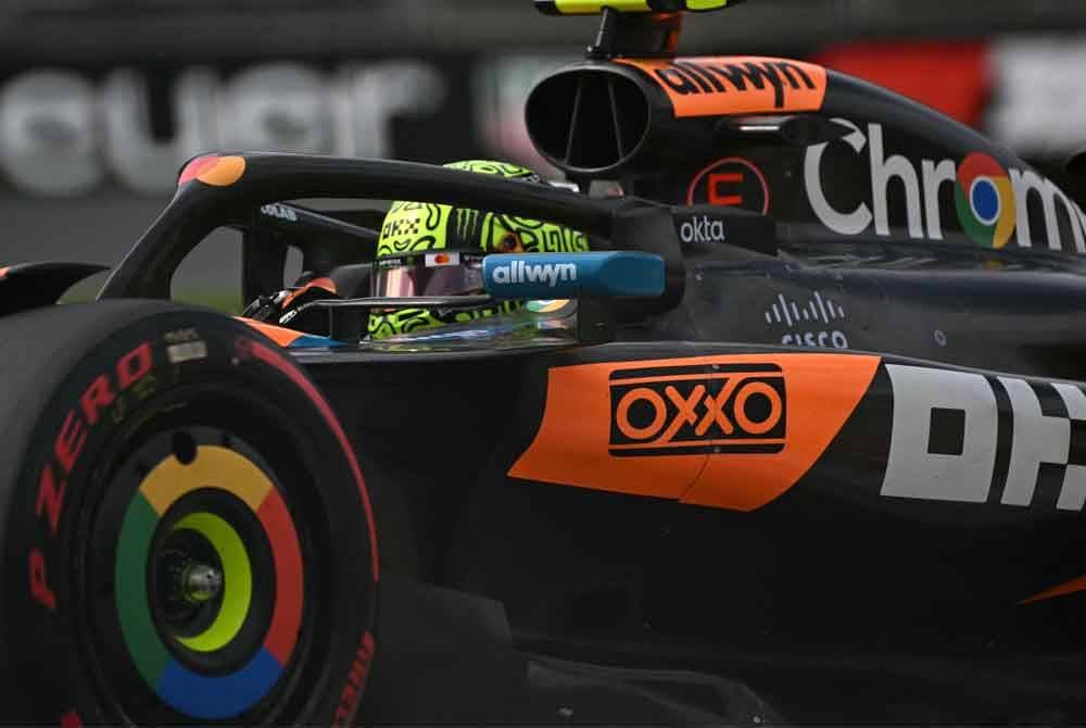 Lando Norris ketika sesi kelayakan bagi perlumbaan pembukaan musim Grand Prix Australia. Foto AFP