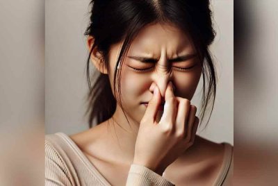 Doktor berpendapat menahan bersin boleh menyebabkan kesan sampingan yang teruk. Foto Agensi