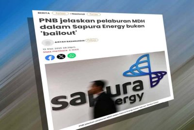 Permodalan Nasional Berhad (PNB) menjelaskan bahawa pelaburan dalam Sapura Energy bukan 'bailout' sepertimana dikatakan.