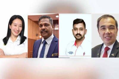 Gambar dari kiri: Syn Tze, Kaliyappan, Kalidas, Lip Chee