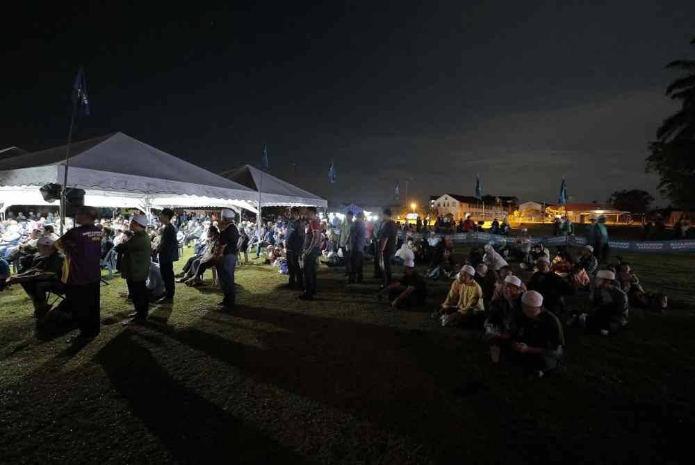 Lebih 500 ahli jentera PN hadir pada pada pelancaran Jentera PN PRK DUN Ayer Kuning di Tapah pada Sabtu.