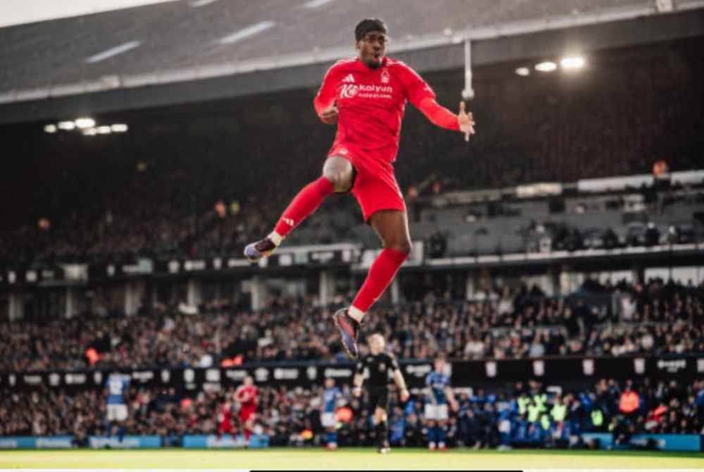 Elanga ledak dua gol buat Nottingham di Ipswich Town. - Foto Agensi