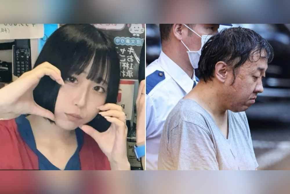 Suspek mendakwa Airi (kiri) berhutang sebanyak 2 juta yen dan tidak dapat menerima hakikat bahawa mangsa memperoleh wang yang banyak tanpa membayarnya kembali. Foto Kyodo News