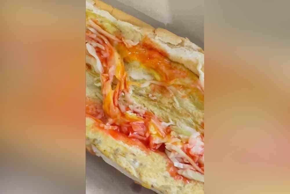 Seorang ibu terkejut apabila mendapati roti john ayam yang dibeli anak lelakinya pada harga RM5 di sebuah bazar Ramadan di sini hanya berintikan kubis serta sos tanpa daging ayam sebagaimana iklan.