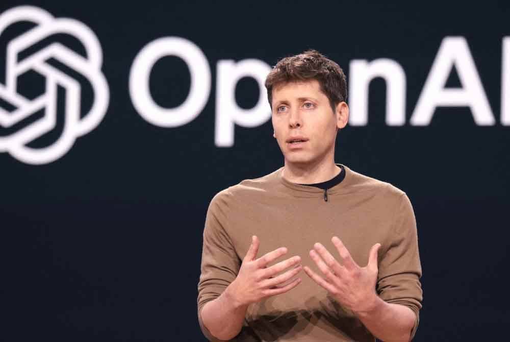 Sam Altman, berucap semasa persidangan Microsoft Build di Bangunan Sidang Kemuncak Pusat Konvensyen Seattle, Washington. Foto AFP