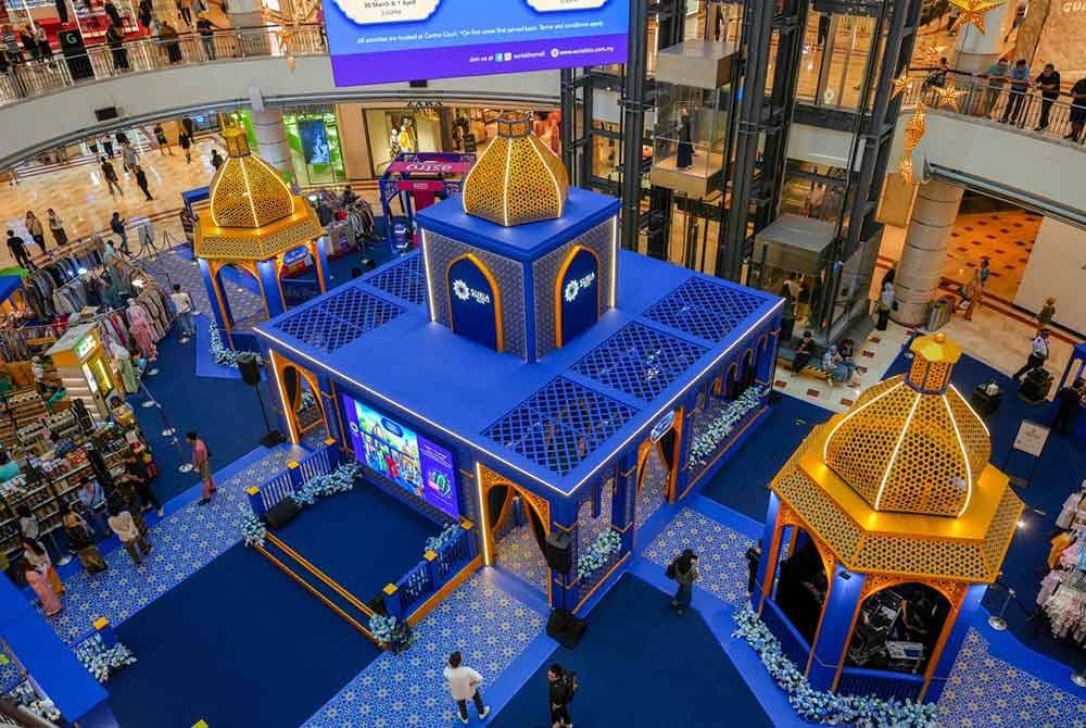 Suria KLCC menyambut Aidilfitri tahun ini dengan tema keindahan Maghribi.