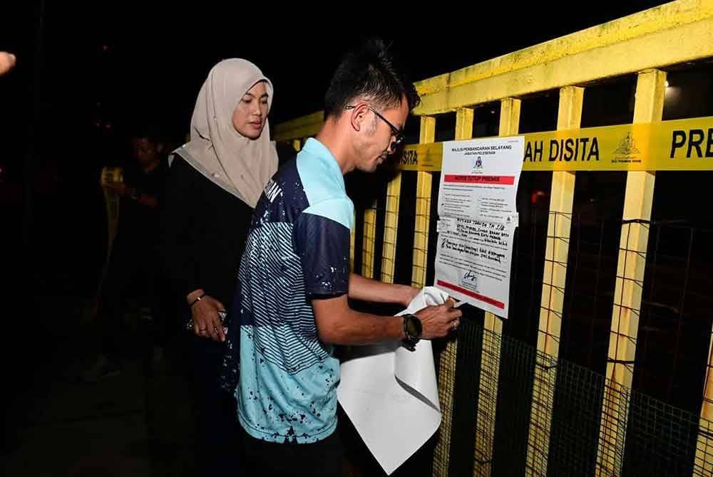 Premis yang beroperasi tanpa lesen terbabit disita dan diarahkan tutup serta-merta.