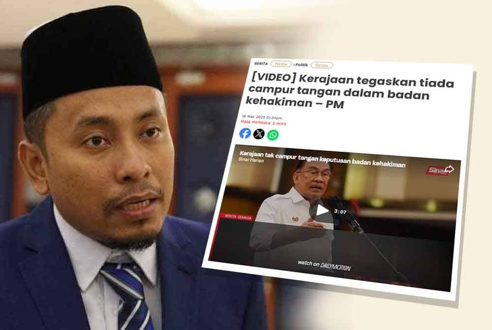 Anwar dilaporkan berkata, kerajaan tidak pernah campur tangan dalam badan kehakiman dan menegaskan menjadi tanggungjawab kerajaan untuk memastikan pelantikan dalam badan tersebut dilakukan oleh individu yang mempunyai kewibawaan.