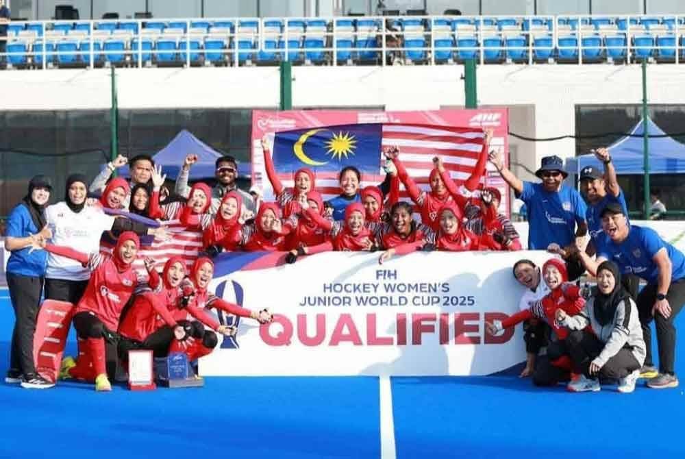 Imbas kembali... Young Tigress mencipta sejarah apabila menyambar slot Dunia Remaja 2025 di Chile. Foto: Asian Hockey Federation