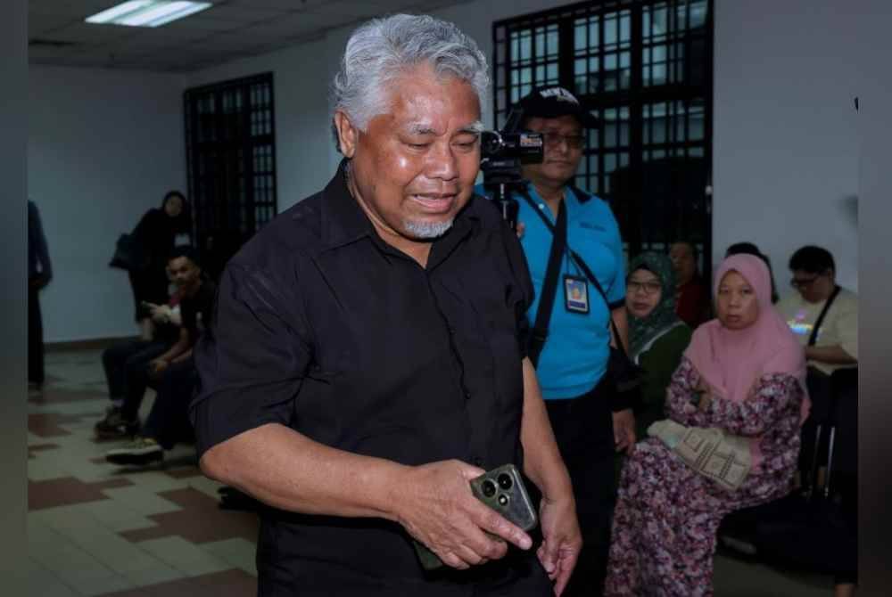 Abdul Razak tiba di Mahkamah Majistret Johor Bahru pada Rabu.