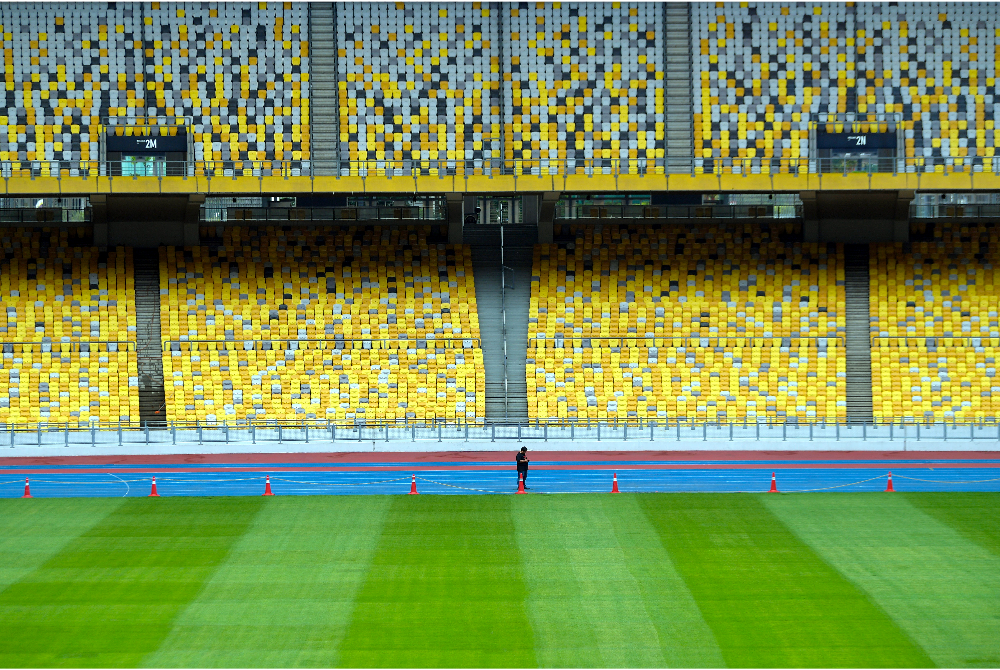 Padang Stadium Nasional Bukit Jalil (SNBJ) berada dalam keadaan terbaik dan bersedia menjadi pentas perlawanan akhir Piala Malaysia 2024-2025 pada 12 April ini. Foto Bernama