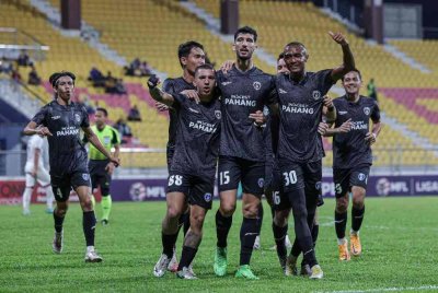 Sri Pahang sebelum ini dilaporkan tidak akan beraksi dalam saingan Liga Malaysia musim depan. Foto Bernama
