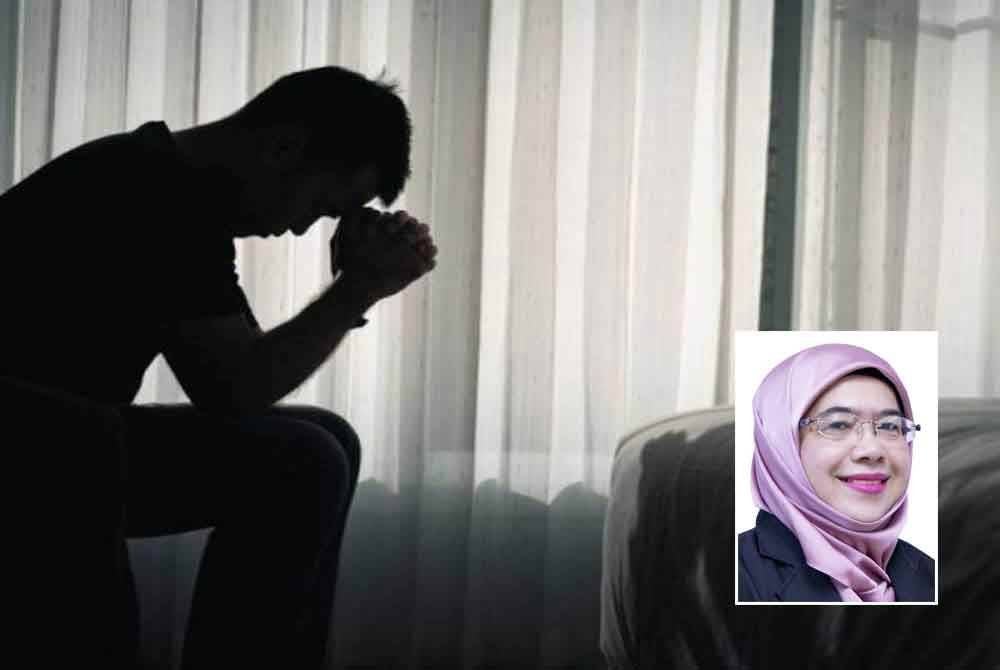 Penting untuk masyarakat meningkatkan literasi kesihatan mental bagi memahami tanda-tanda awal dan mendapatkan bantuan sewajarnya. (Gambar kecil: Fauziah) Gambar hiasan