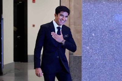 Syed Saddiq Syed Abdul Rahman hadir ke Mahkamah Rayuan berhubung rayuannya bagi mengetepikan sabitan dan hukuman penjara tujuh tahun dengan dua sebatan serta denda RM10 juta kerana bersubahat melakukan pecah amanah, salah guna harta dan pengubahan wang haram membabitkan dana Angkatan Bersatu Anak Muda (Armada). Foto Bernama