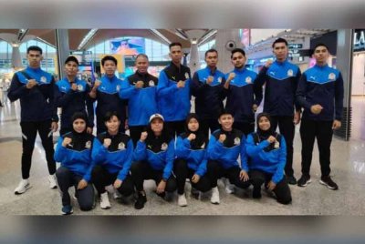 Skuad takraw negara yang berjuang di Piala Dunia di Bihar. Foto PSM