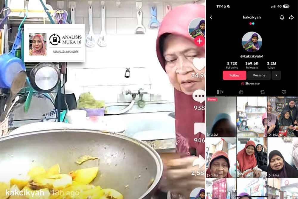 Keunikan Kakcik Yah terletak pada ekspresi wajah, intonasi suara serta pemilihan kata-kata yang sering mengundang gelak ketawa penonton.