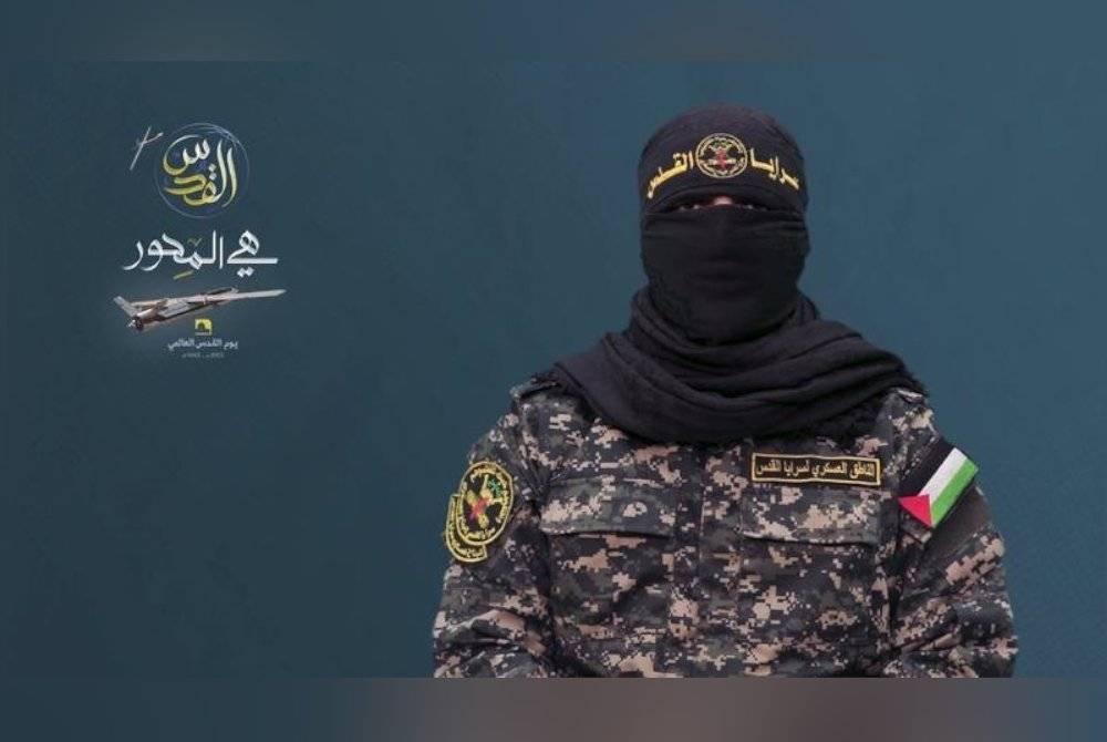 Jurucakap Briged Saraya Al-Quds, sayap bersenjata Jihad Islam Palestin (PIJ), Naji Abu Sais atau lebih dikenali sebagai Abu Hamza dilaporkan syahid bersama isterinya. Foto Agensi