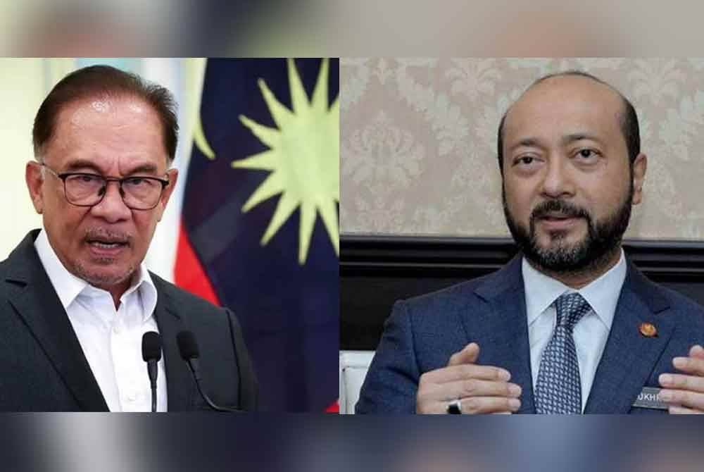 Anwar (kiri), Mukhriz