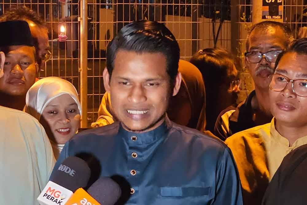 Muhammad Khalish Nantha ketika ditemui pemberita pada Jumaat.