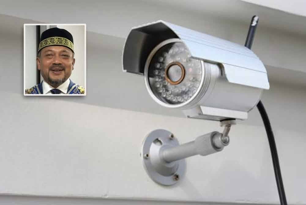 MBAS berhasrat untuk menambah sistem Pemantauan CCTV di bawah inisiatif Bandar Selamat. Gambar kecil: Abdul Gafar
