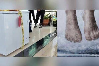 Seorang lelaki yang menjadi buruan polis berhubung kes penipuan, Jefry Rarun, 54, ditemui mati dalam keadaan mengerikan apabila mayatnya dipotong kepada lapan bahagian dan disimpan dalam peti sejuk.