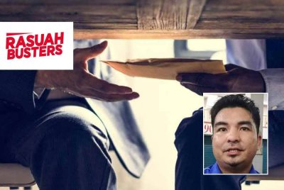 Keinginan untuk cepat kaya tanpa memikirkan kesan jangka panjang menjadi antara faktor utama isu rasuah di Malaysia masih berleluasa. - Gambar hiasan, gambar kecil: Mohd Yusrizal