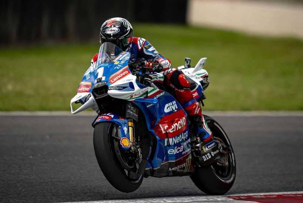 Jentera Panigale V4 2025 satu penghormatan Ducati buat Bagnaia.