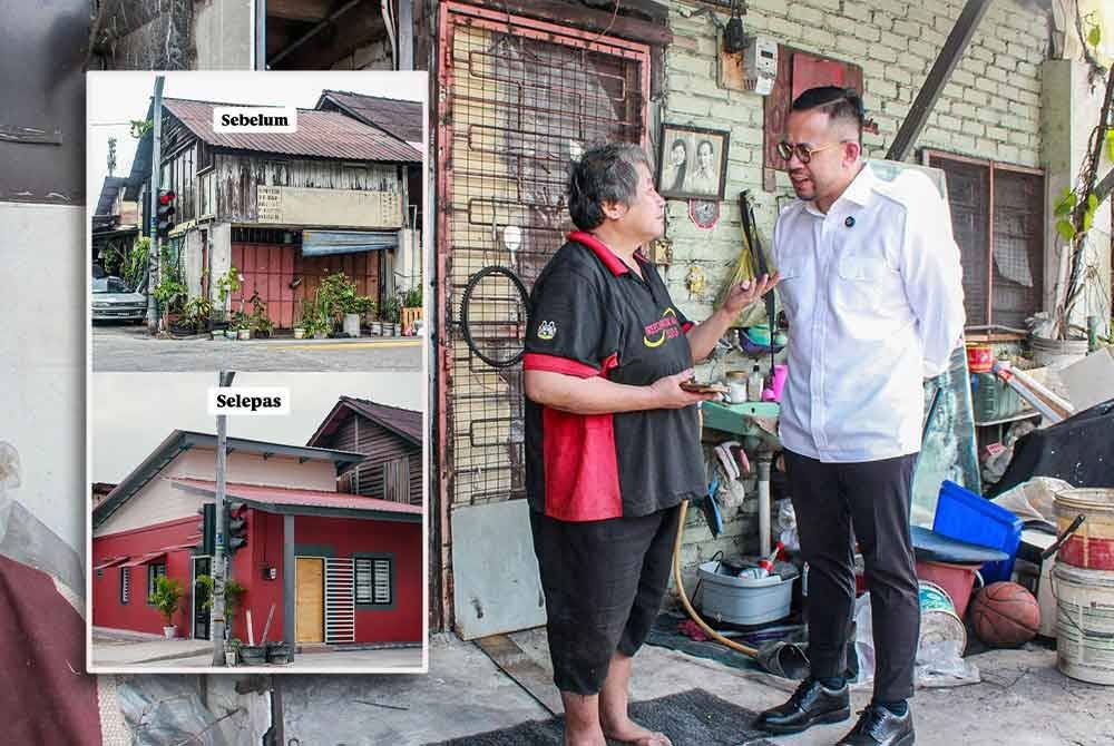 Steven Sim ketika mengunjungi Woon di kediamannya. - Foto: FB Steven Sim