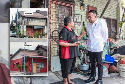 Steven Sim ketika mengunjungi Woon di kediamannya. - Foto: FB Steven Sim