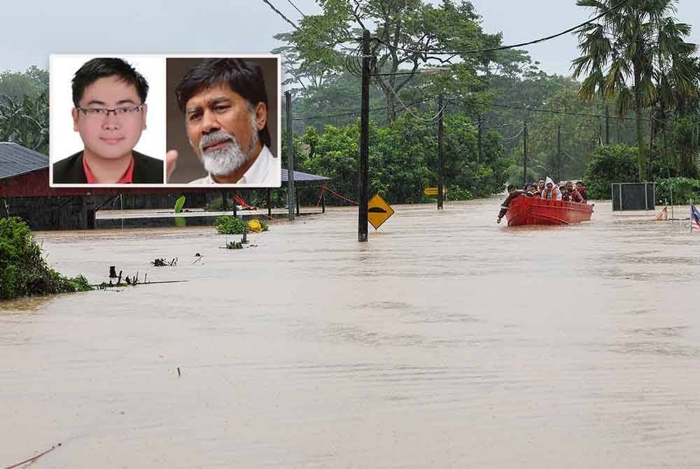 Pakar yakin banjir atau cuaca buruk yang sedang berleluasa kini telah sampai ke penghujungnya dan tiada yang akan beraya di PPS. Gambar kecil: Jing Xiang dan Azizan.