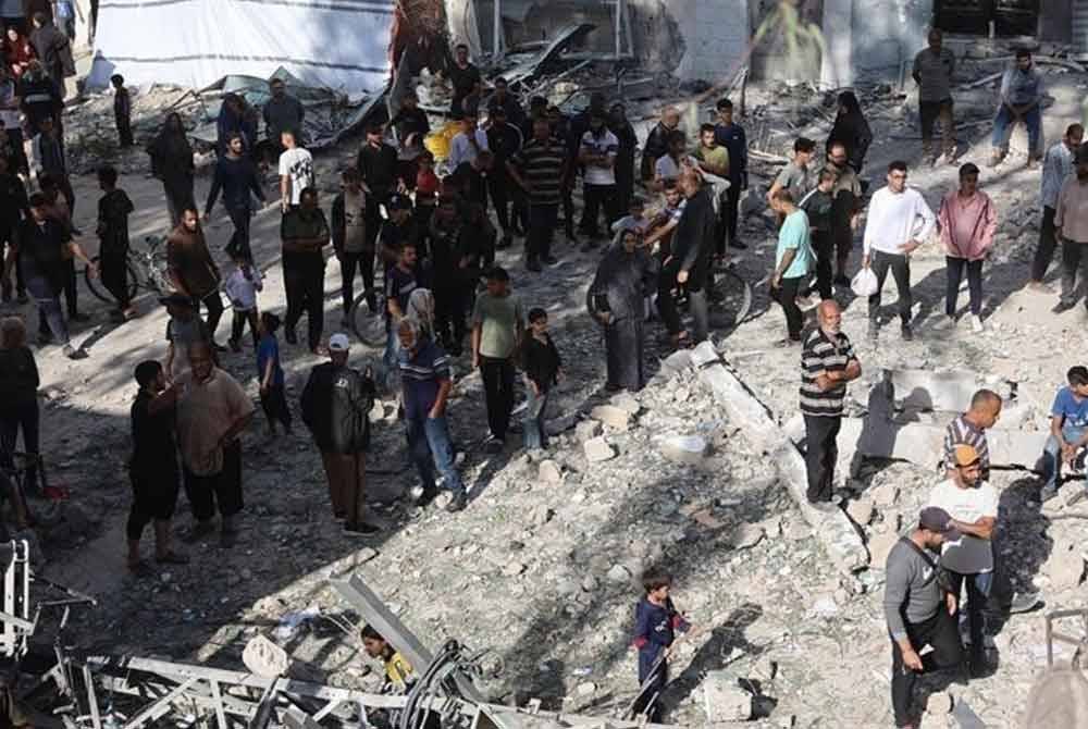 Serangan udara Israel terus mengorbankan rakyat Palestin, dengan jumlah kematian di Gaza kini melebihi 50,000 sejak Oktober 2023. Foto Agensi