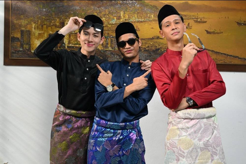 Dari kiri: Reza Shah sebagai Felix, Izzul Faiq sebagai Ismail dan Hugo Amandus sebagai Richard.