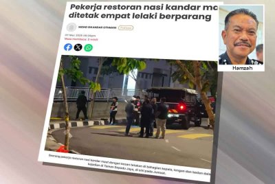 Laporan Sinar Harian mengenai seorang lelaki warga Myanmar yang maut diserang dan ditetak dalam kejadian di sebuah restoran di Taman Sepadu Jaya, Tasek Gelugor dalam kejadian 7 Mac lalu.