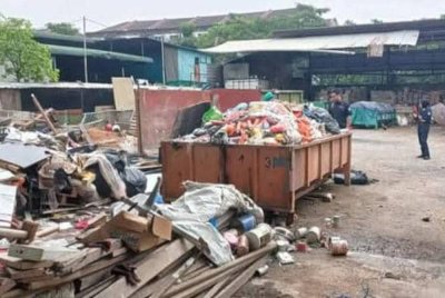 MBDK menjalankan operasi di premis dijadikan pusat pengumpulan dan pengasingan barangan lusuh serta terpakai di Pandamaran, Klang.