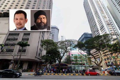 Kuil Dewi Sri Pathrakaliamman yang didirikan di atas tanah milik swasta di Jalan Masjid India bakal dipindahkan bagi memberi laluan kepada pembinaan Masjid Madani. (Gambar kecil: Profesor Madya Datuk Dr Wan Ahmad Fauzi Wan Husain dan Dr Shamsher Singh Thind)