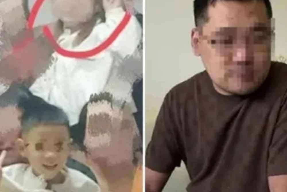 Ibu mangsa (kiri) dan teman lelakinya dituduh membunuh seorang kanak-kanak berusia lima tahun di wilayah Shandong, China. Foto Agensi