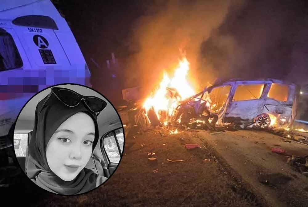 Iklil Nuraudah terkorban dalam kemalangan melibatkan empat kenderaan di Kilometer 58.1 Lebuh Raya Utara Selatan arah selatan malam Khamis.