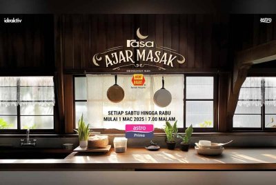 Rancangan 'Rasa Ajar Masak' ditayangkan di saluran Astro Prima pada setiap Sabtu hingga Rabu sejak 1 Mac lalu.