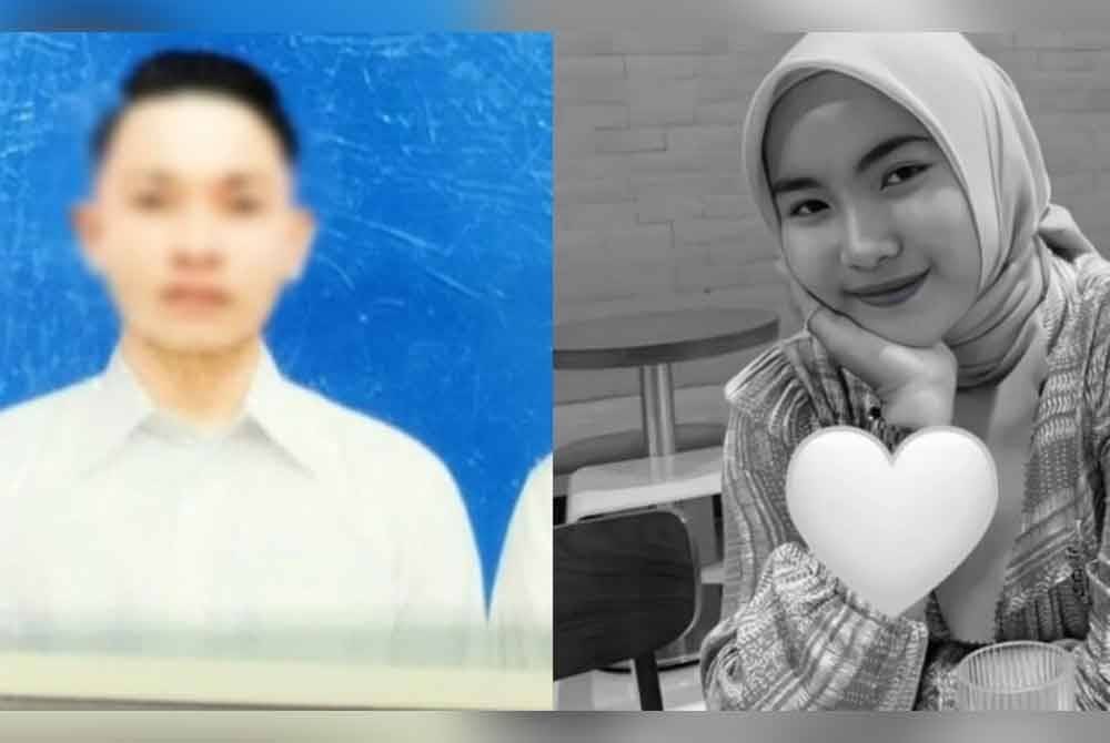 Mangsa (kiri) dipercayai dibunuh oleh tunangnya sendiri, tidak sempat mendirikan rumah tangga Mei ini.