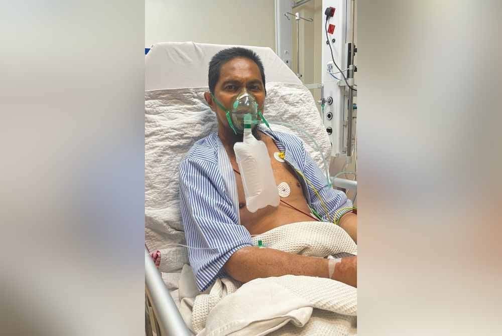 Ali XPDC kini dimasukkan ke wad Hospital Cyberjaya. Foto Ustaz Taufik