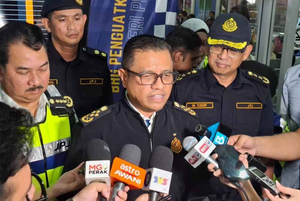 Aedy Fadly bercakap kepada pemberita pada Sabtu.